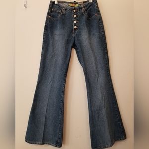 Vintage 90's Paris Blues Denim Flares